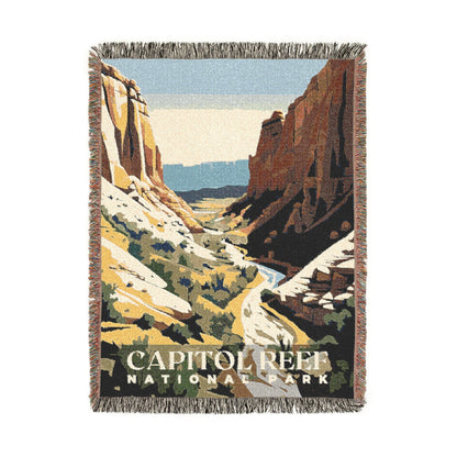 Capitol Reef National Park Woven Blanket | S01