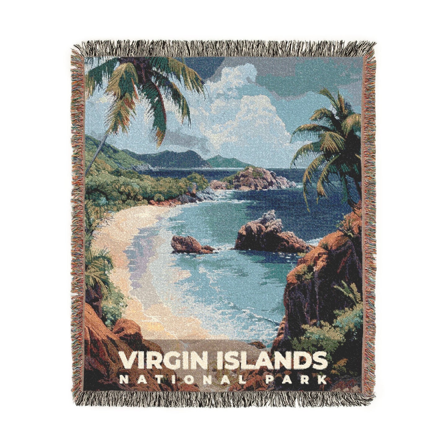 Virgin Islands National Park Woven Blanket | S18