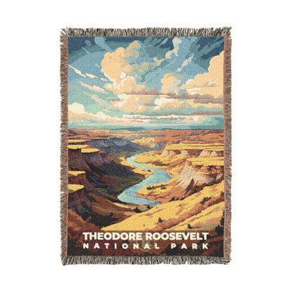 Theodore Roosevelt National Park Woven Blanket | S06