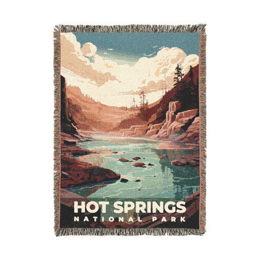 Hot Springs National Park Woven Blanket | S07