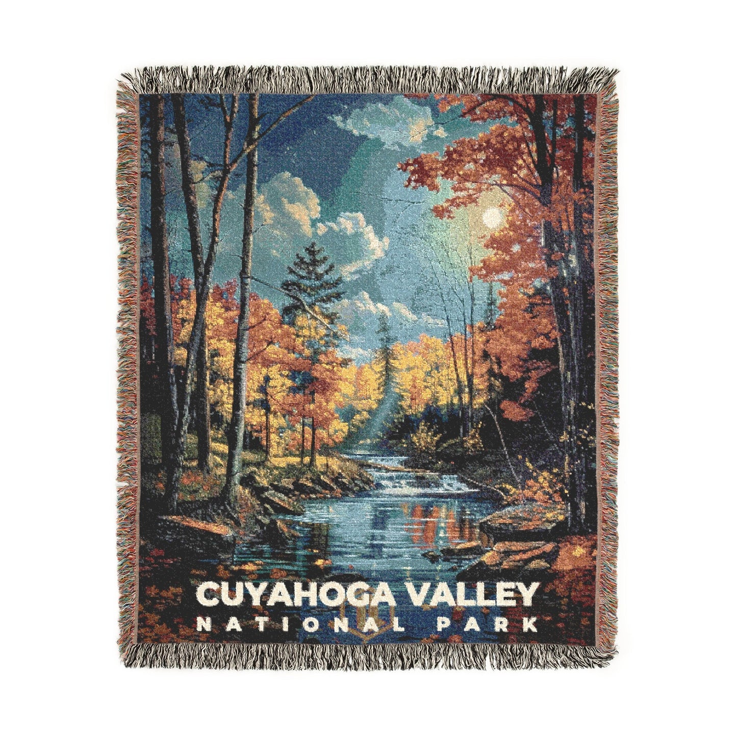 Cuyahoga Valley National Park Woven Blanket | S16