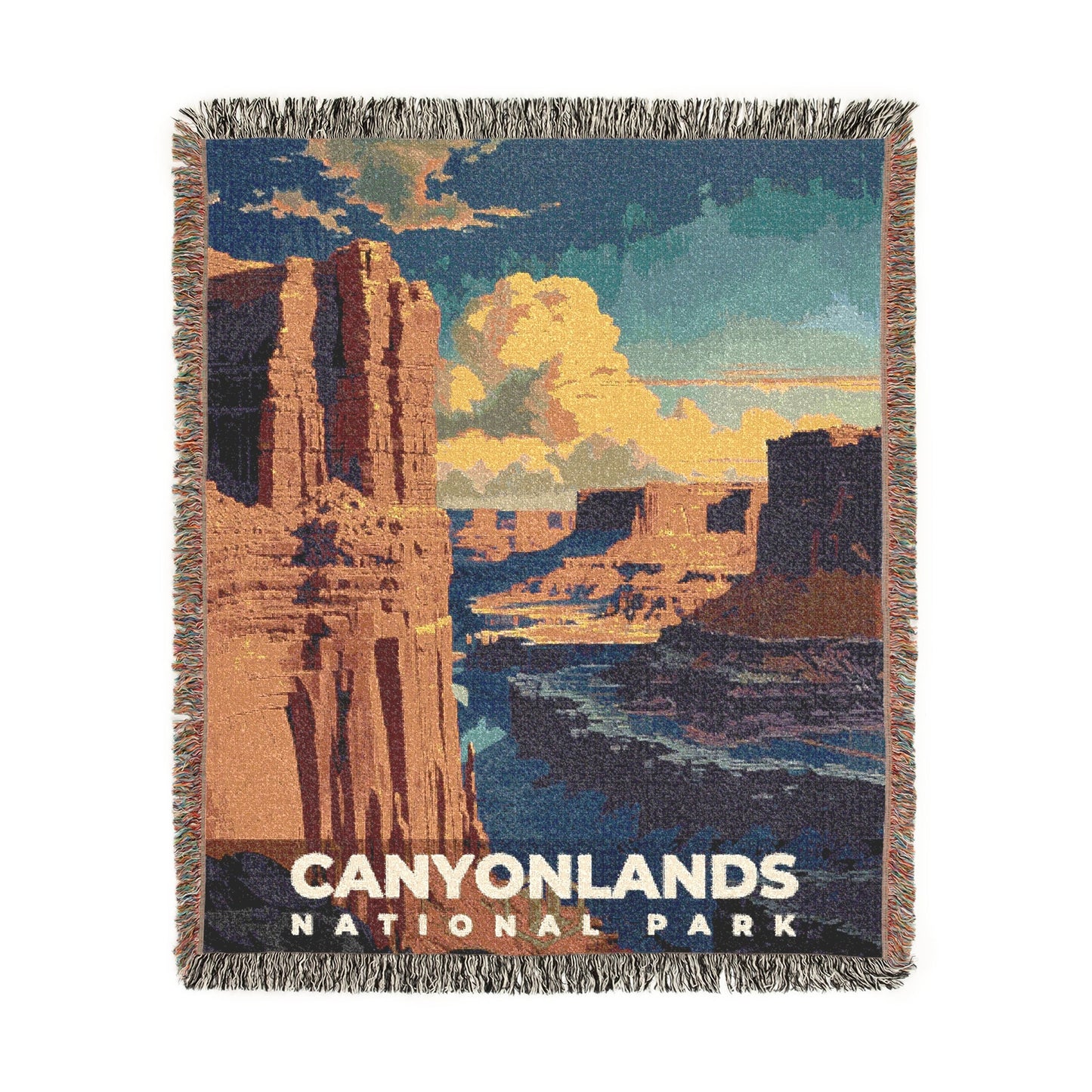 Canyonlands National Park Woven Blanket | S11