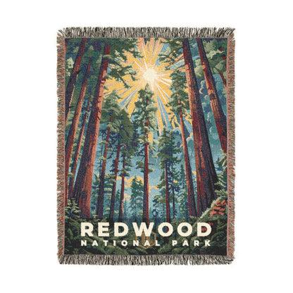Redwood National Park Woven Blanket | S11