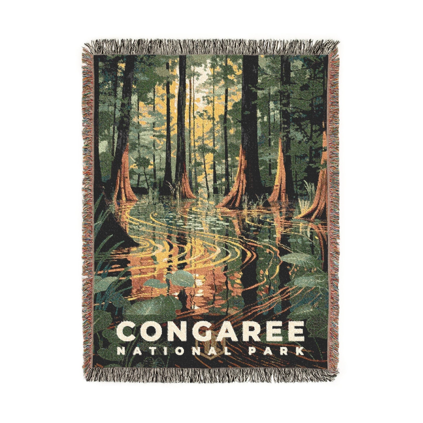 Congaree National Park Woven Blanket | S11