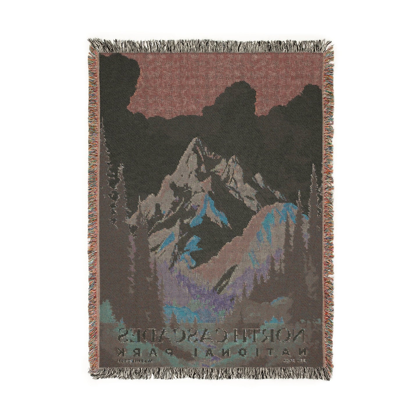 North Cascades National Park Woven Blanket | S03