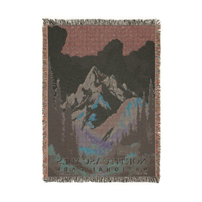 North Cascades National Park Woven Blanket | S03