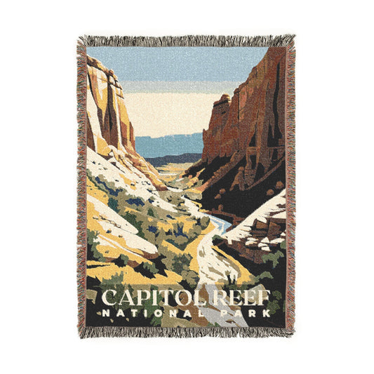 Capitol Reef National Park Woven Blanket | S01
