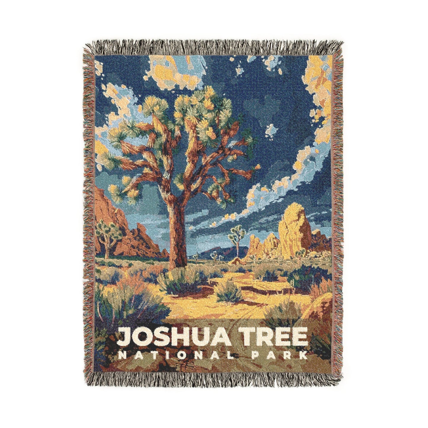 Joshua Tree National Park Woven Blanket | S14