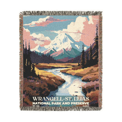 Wrangell-St. Elias National Park Woven Blanket | S05