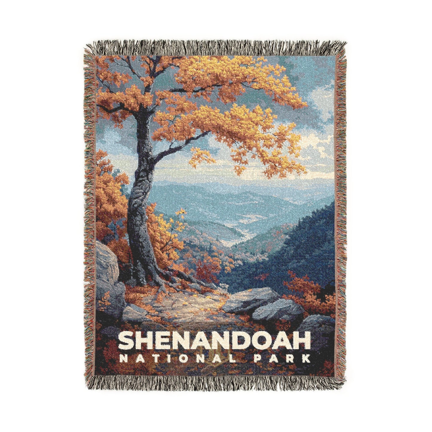 Shenandoah National Park Woven Blanket | S18