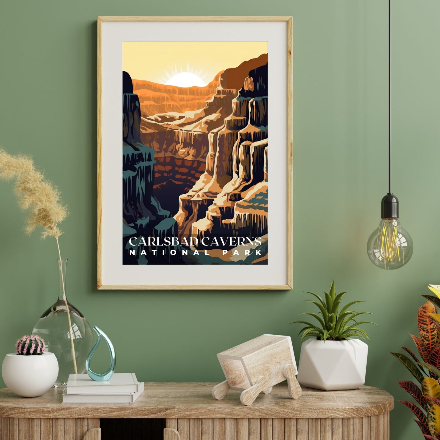 Carlsbad Caverns National Park Poster | S01