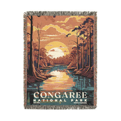 Congaree National Park Woven Blanket | S05