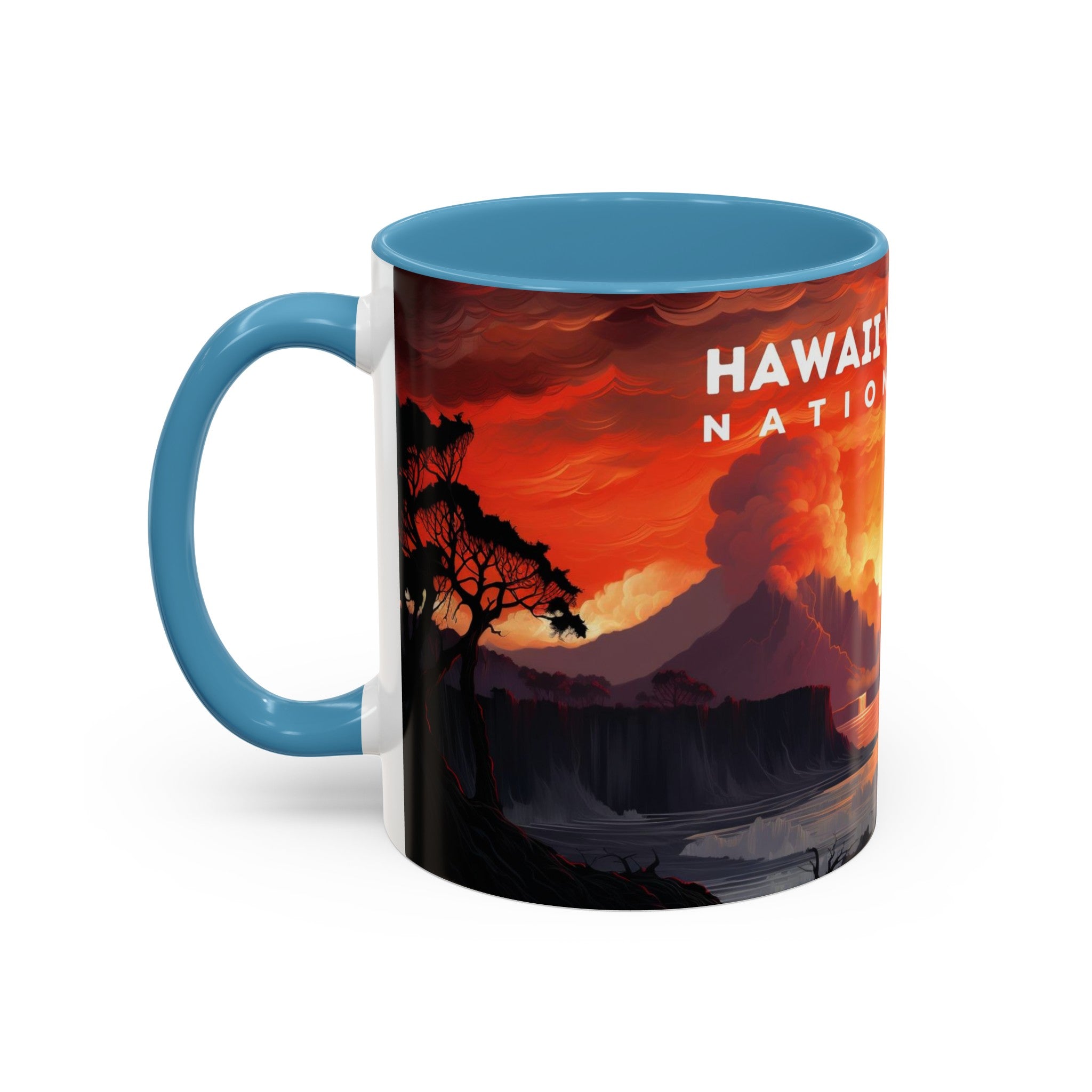 希少 レア  Hawaiian Pool Service マグ Hawaii Volcanoes National Park Mug | Accent Coffee Mug (11, 15oz