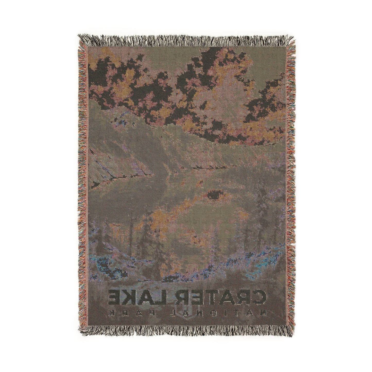 Crater Lake National Park Woven Blanket | S14