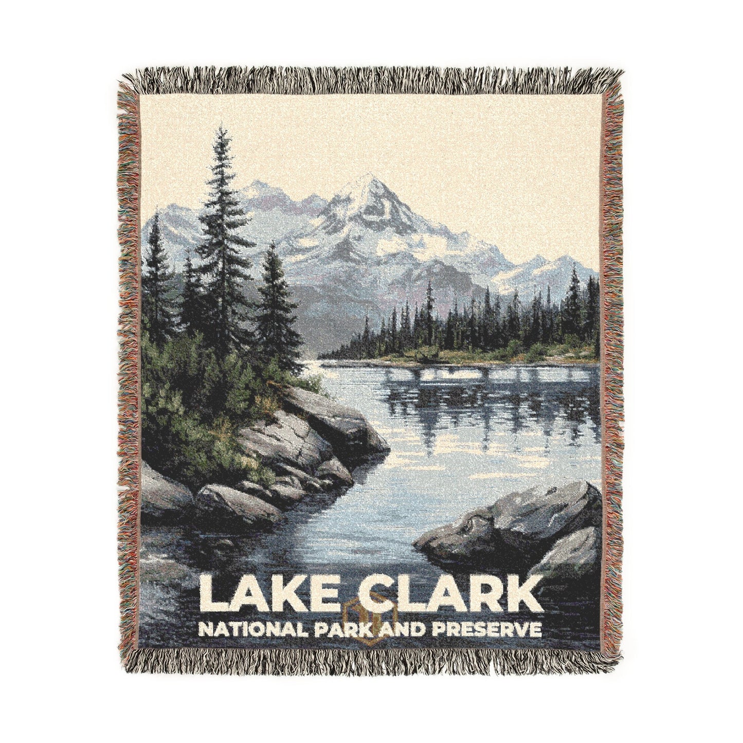 Lake Clark National Park Woven Blanket | S17