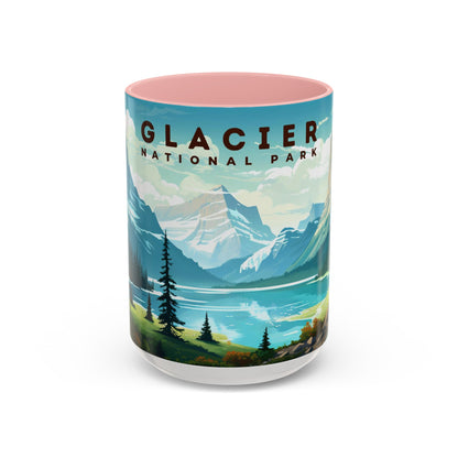 Glacier National Park Mug | Accent Coffee Mug (11, 15oz)