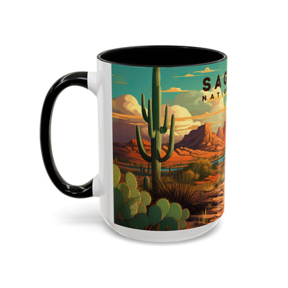 Saguaro National Park Mug | Accent Coffee Mug (11, 15oz)