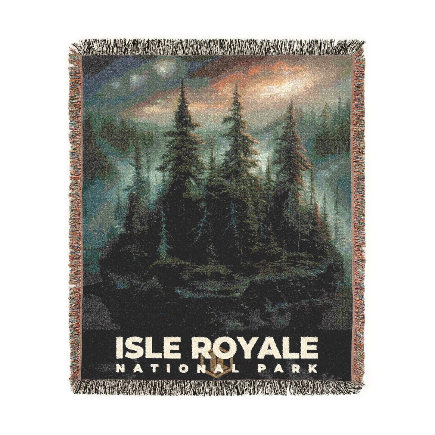 Isle Royale National Park Woven Blanket | S12