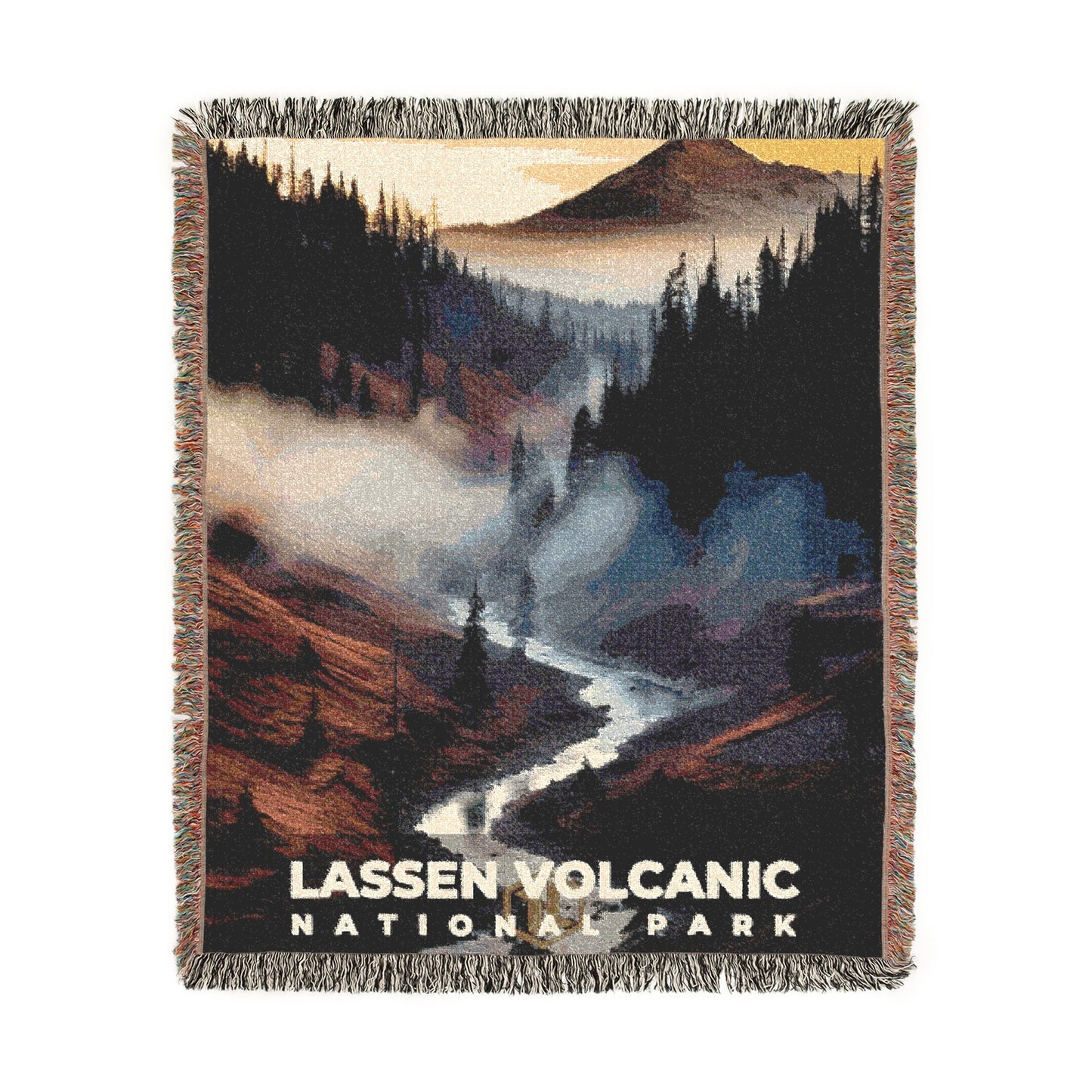 Lassen Volcanic National Park Woven Blanket | S10