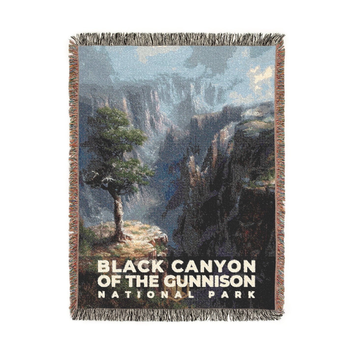 Black Canyon of the Gunnison National Park Woven Blanket | S12
