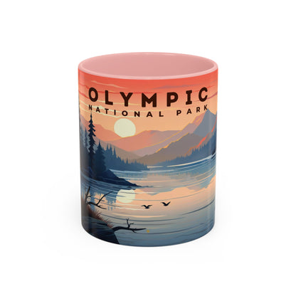 Olympic National Park Mug | Accent Coffee Mug (11, 15oz)