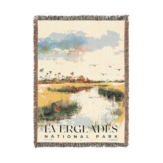 Everglades National Park Woven Blanket | S04