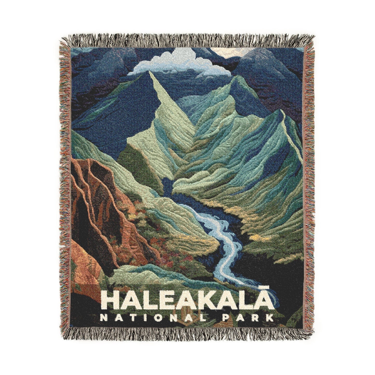 Haleakala National Park Woven Blanket | S09