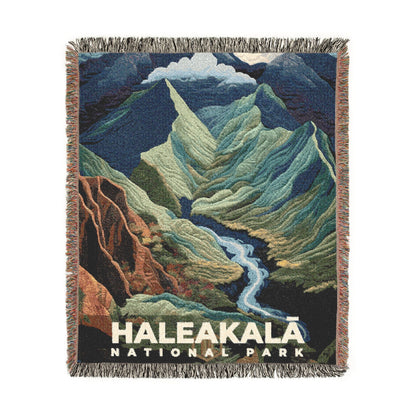 Haleakala National Park Woven Blanket | S09