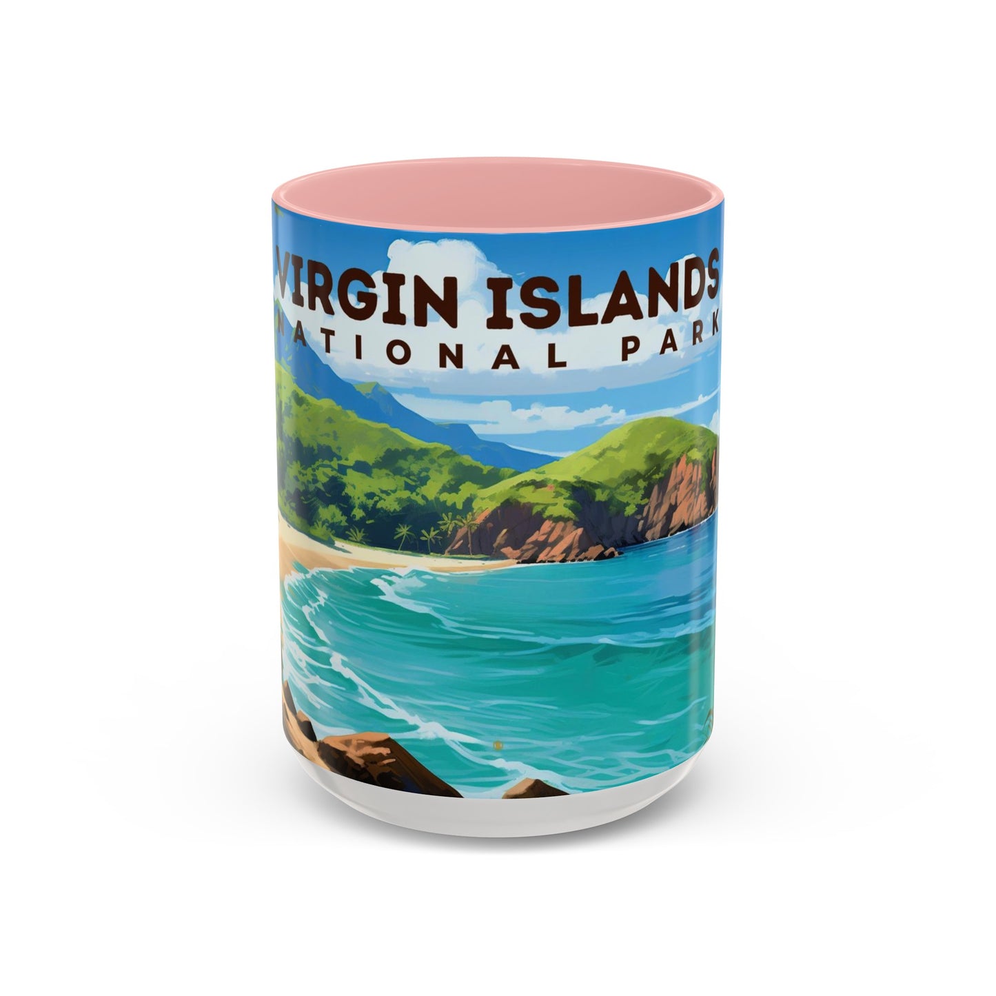 Virgin Islands National Park Mug | Accent Coffee Mug (11, 15oz)