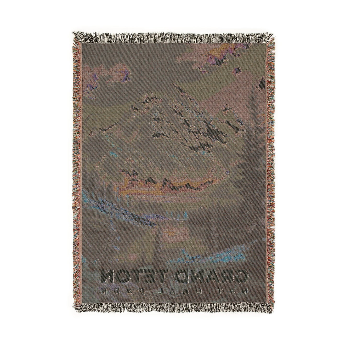 Grand Teton National Park Woven Blanket | S16