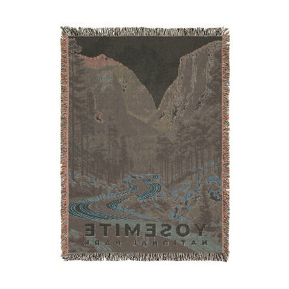 Yosemite National Park Woven Blanket | S19