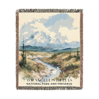 Wrangell-St. Elias National Park Woven Blanket | S04
