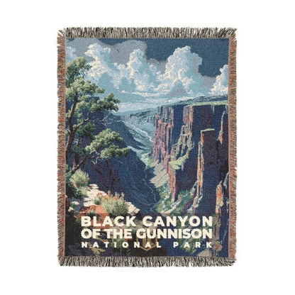 Black Canyon of the Gunnison National Park Woven Blanket | S18