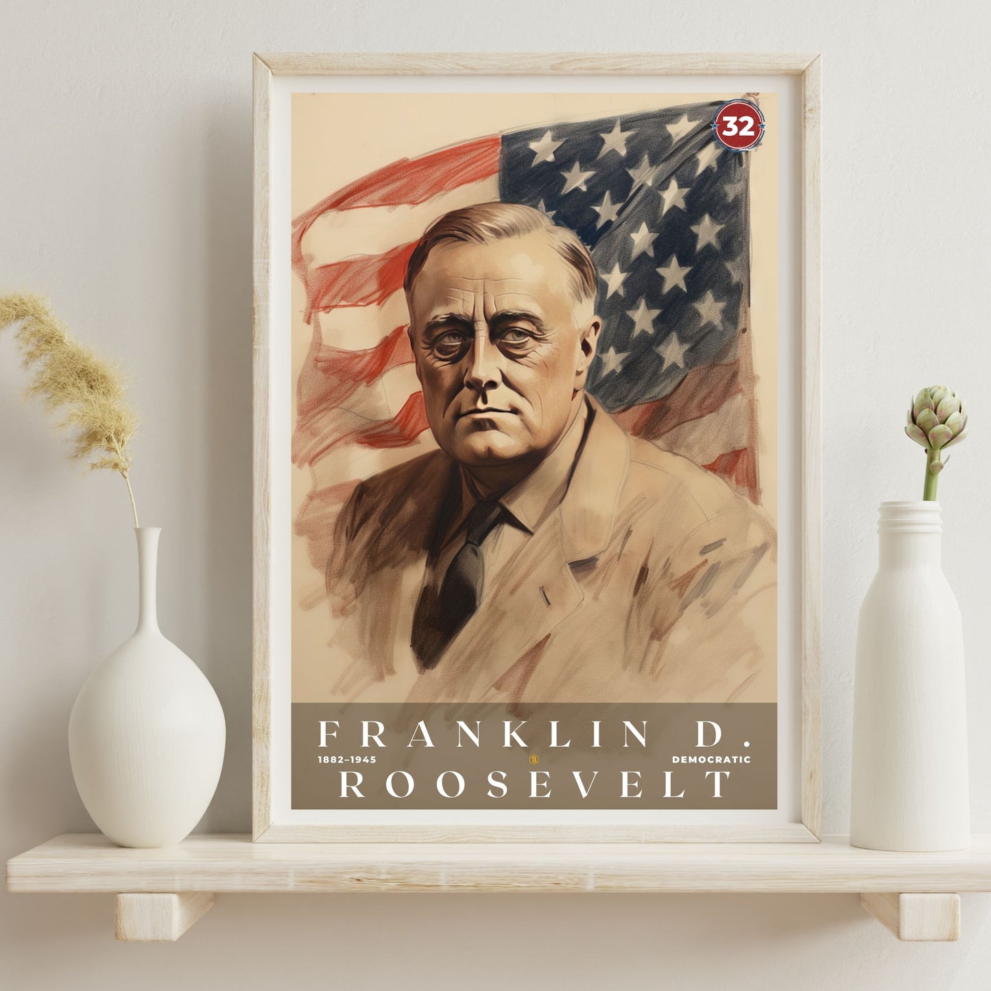 Franklin D Roosevelt Poster | S03