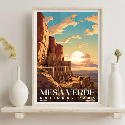 Mesa Verde National Park Poster | S07