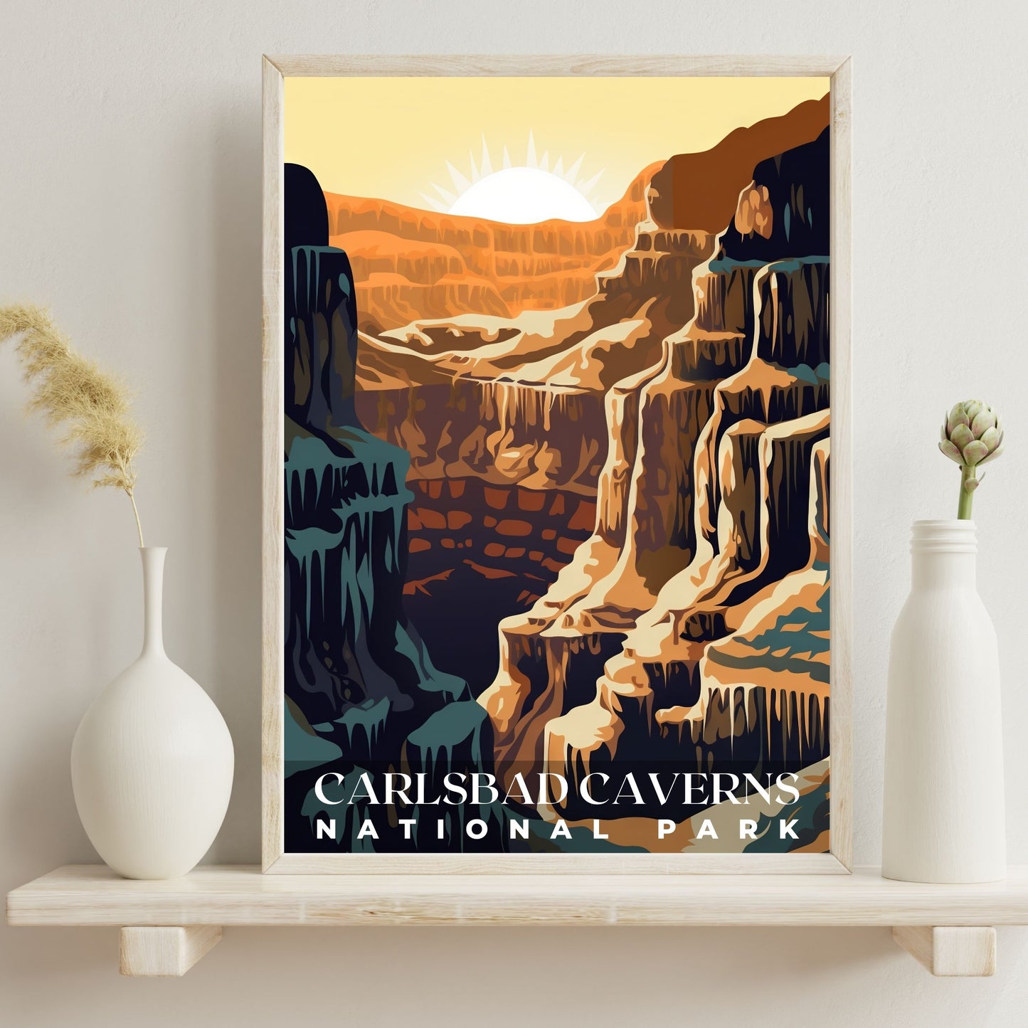 Carlsbad Caverns National Park Poster | S01