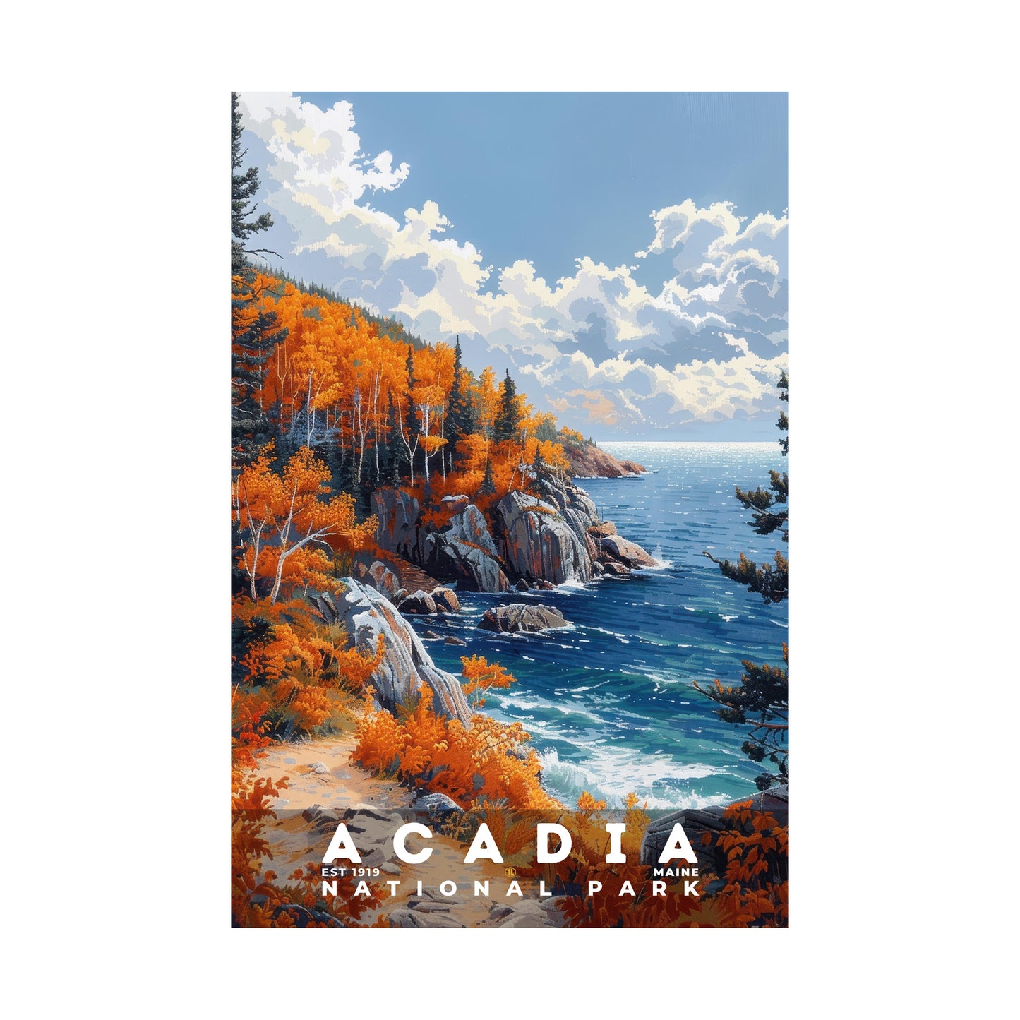 Acadia National Park Poster | S18