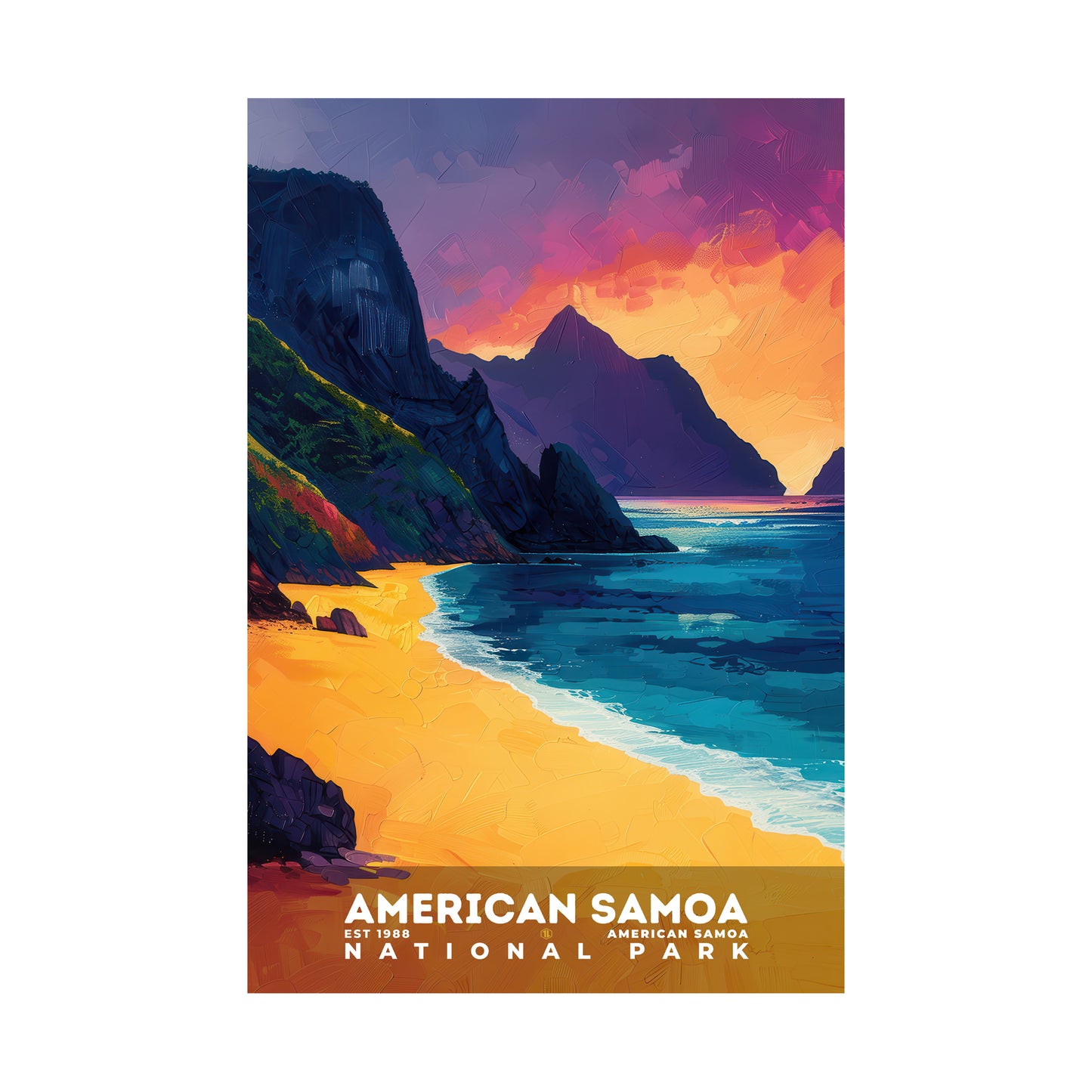 American Samoa National Park Poster | S20