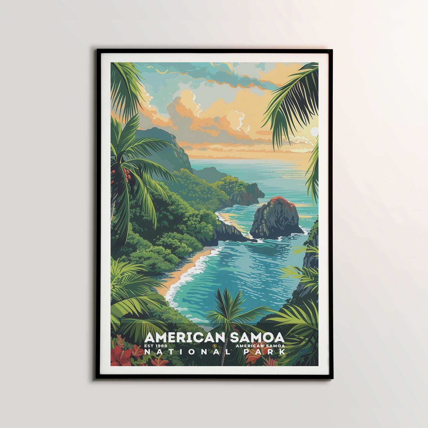 American Samoa National Park Poster | S11