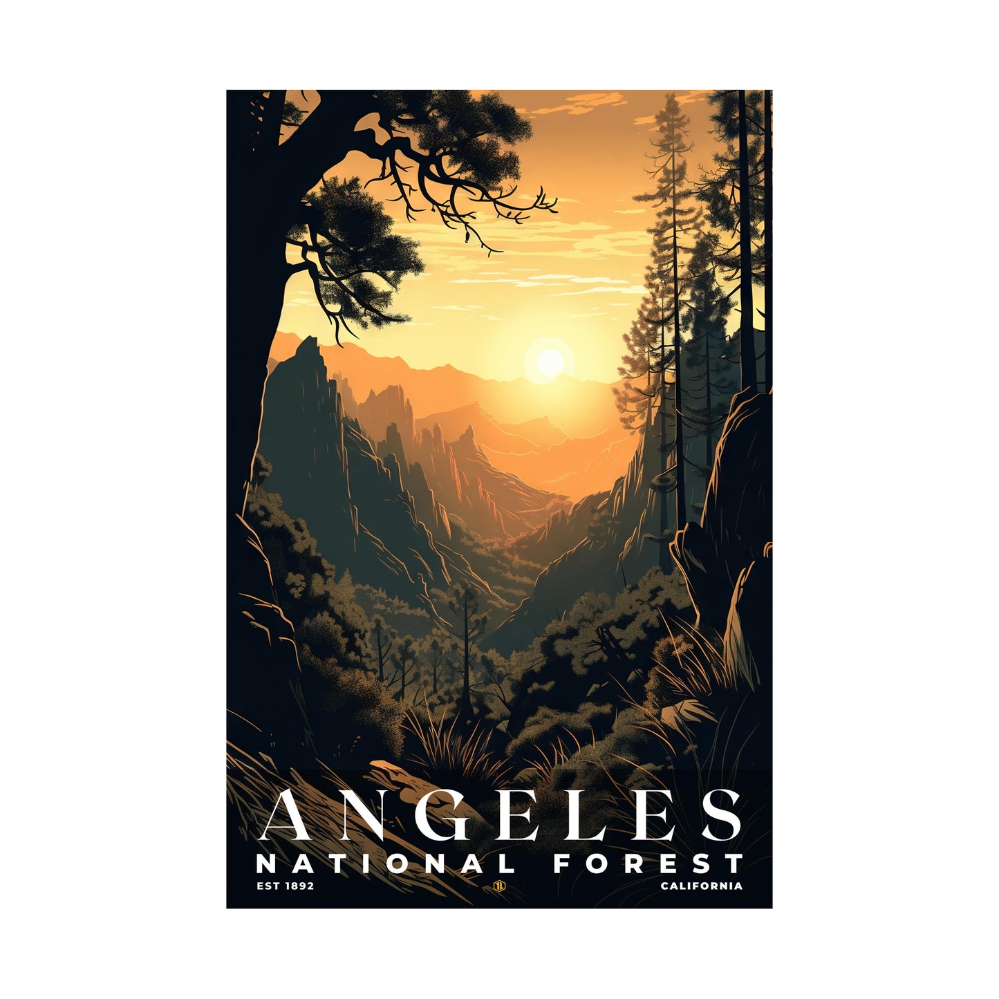 Angeles National Forest Poster | S01