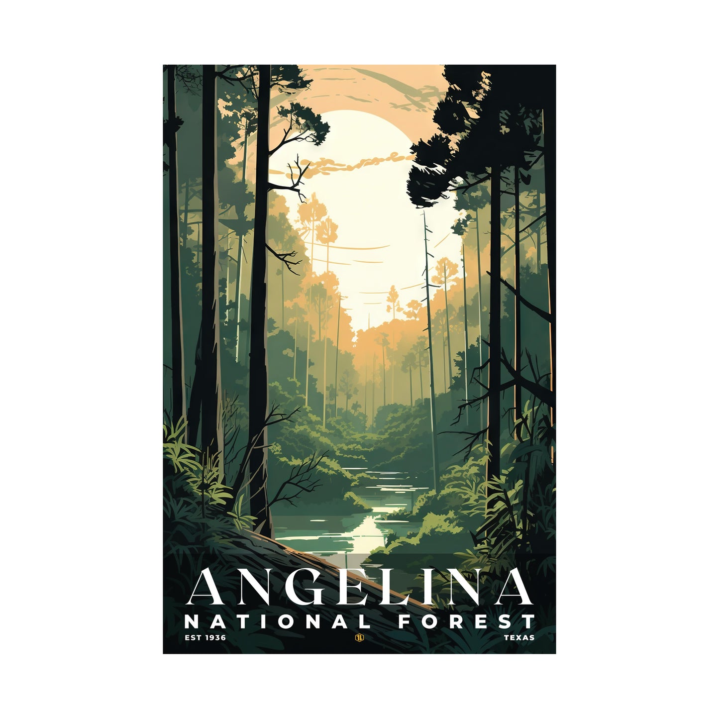 Angelina National Forest Poster | S01