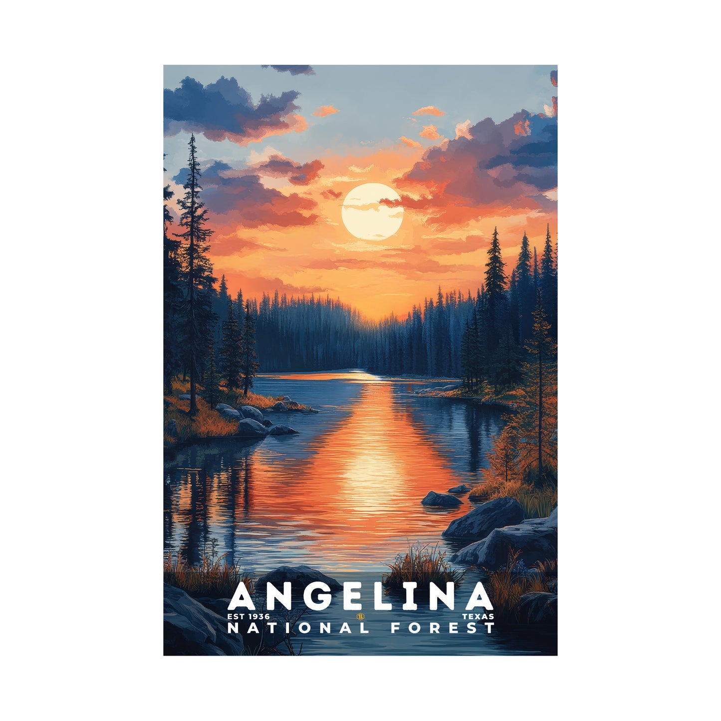 Angelina National Forest Poster | S02