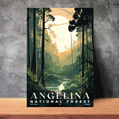 Angelina National Forest Poster | S01