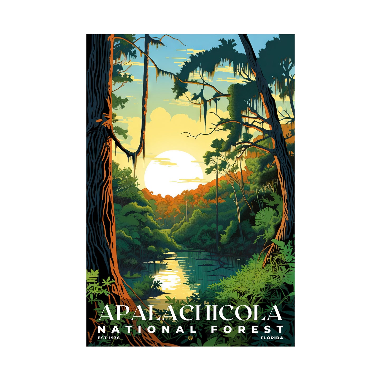 Apalachicola National Forest Poster | S01