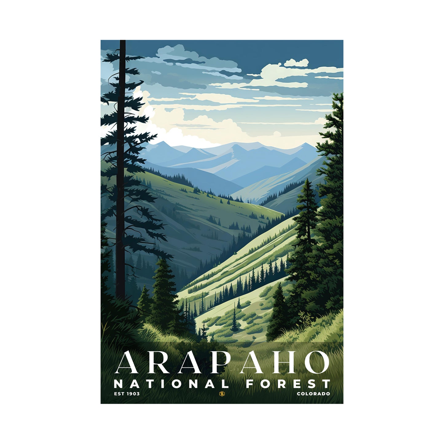 Arapaho National Forest Poster | S01