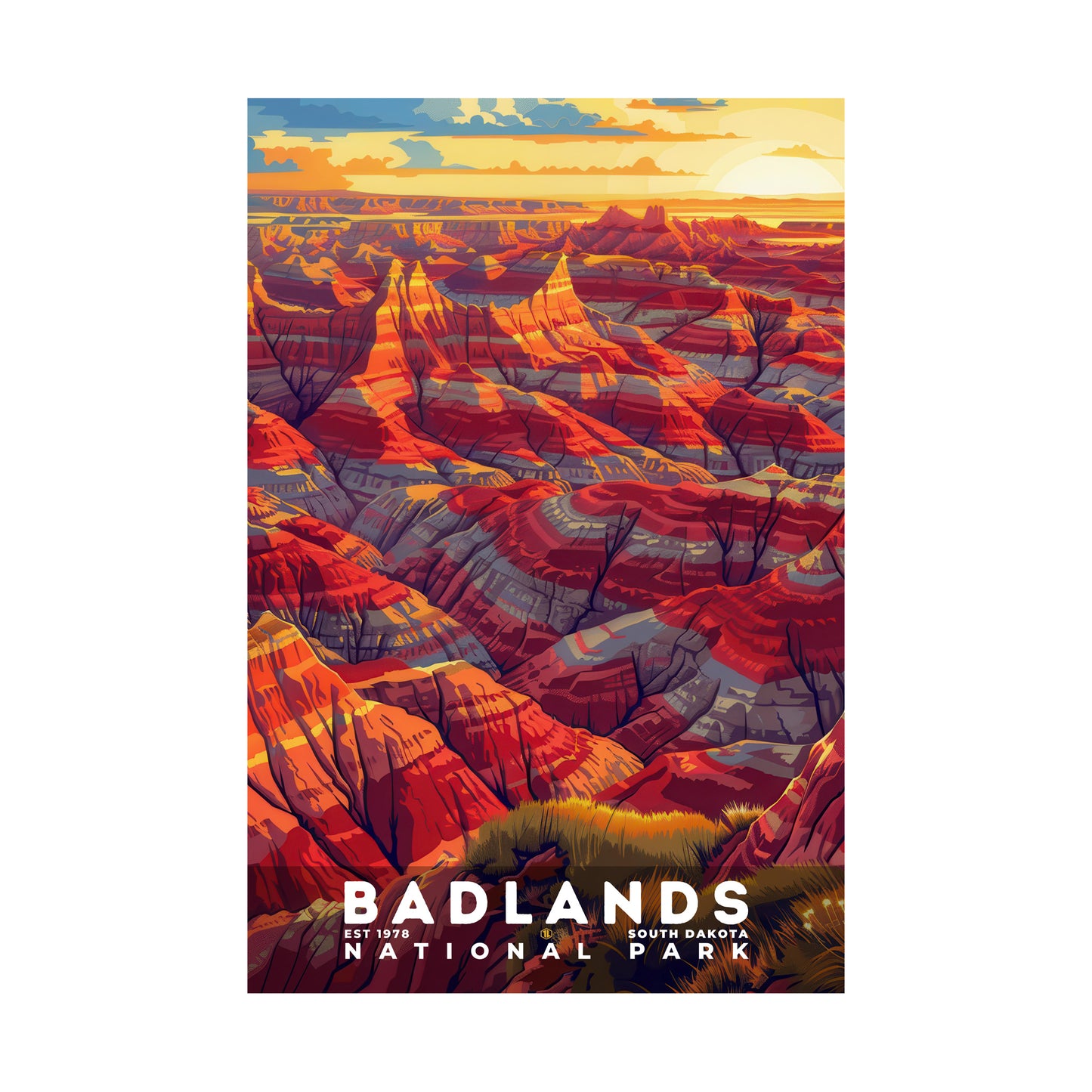 Badlands National Park Poster | S11