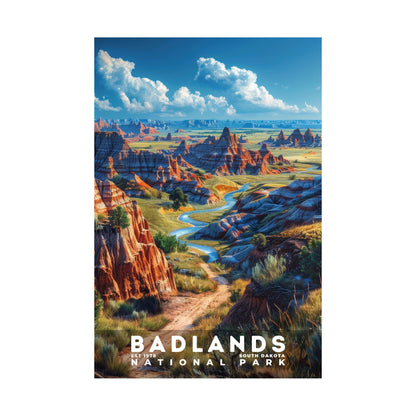 Badlands National Park Poster | S16