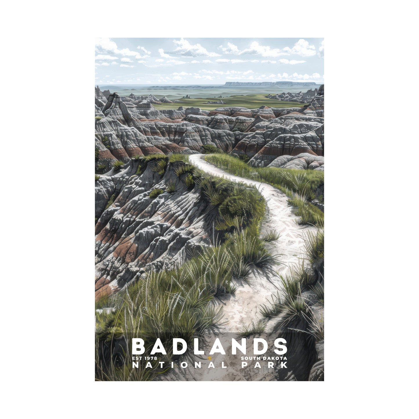 Badlands National Park Poster | S17