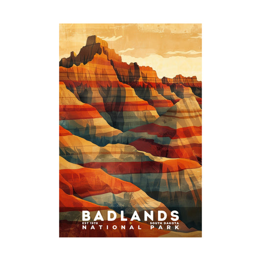 Badlands National Park Poster | S20