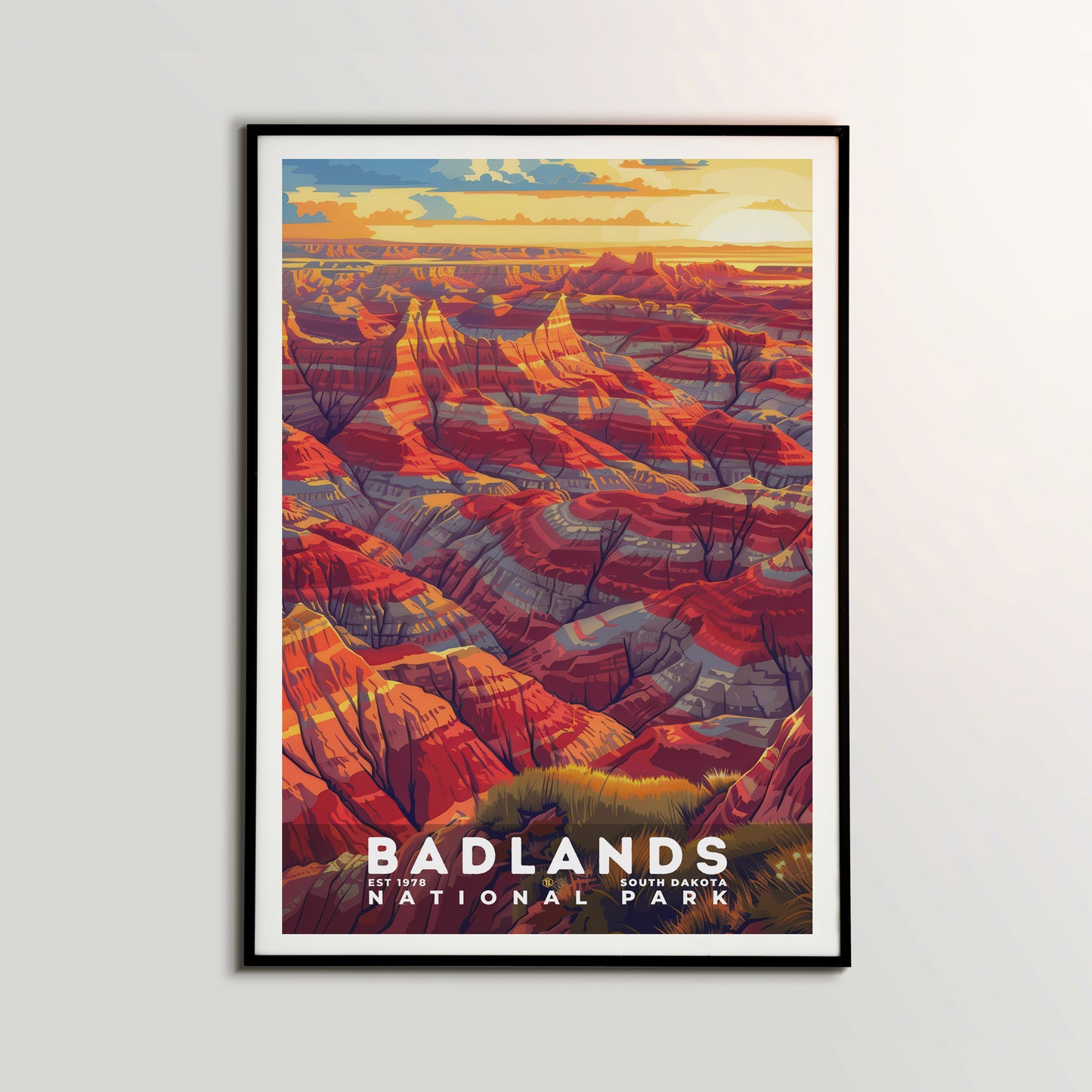 Badlands National Park Poster | S11